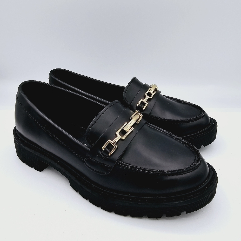 Gap Kids Black Slip-On Loafer Shoes, size 13